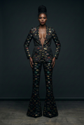 Eye Motif Blazer - No Belt, No Top