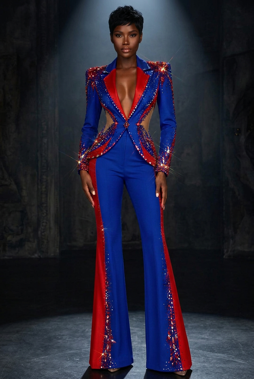 Tranell Blue/Red - Front - Moody